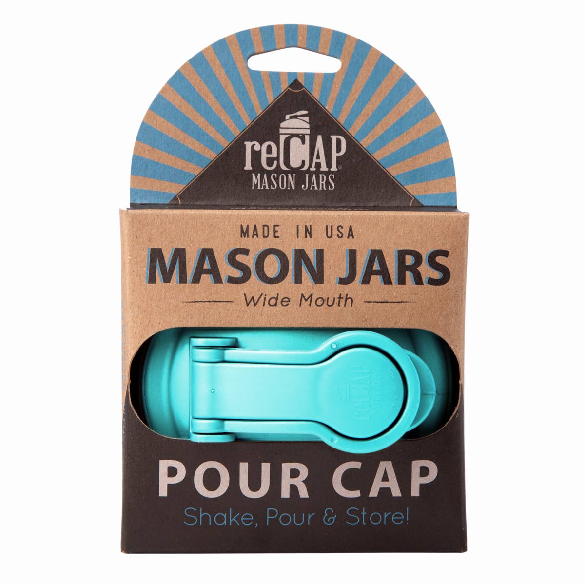 ReCAP® Mason Jars Lid POUR Carry Loop | Case of 12
