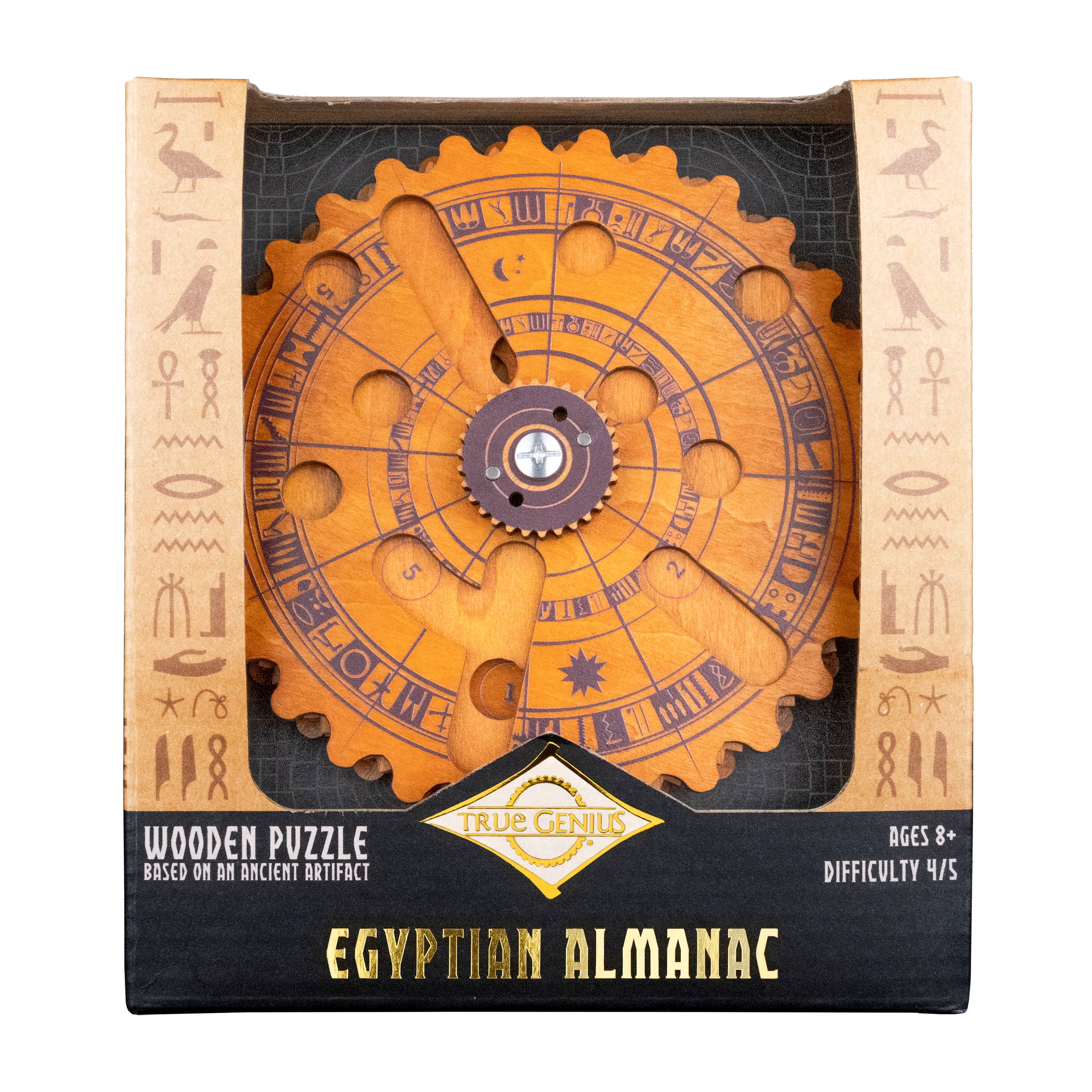 Egyptian Almanac Mathematical Brainteaser disassembled pieces