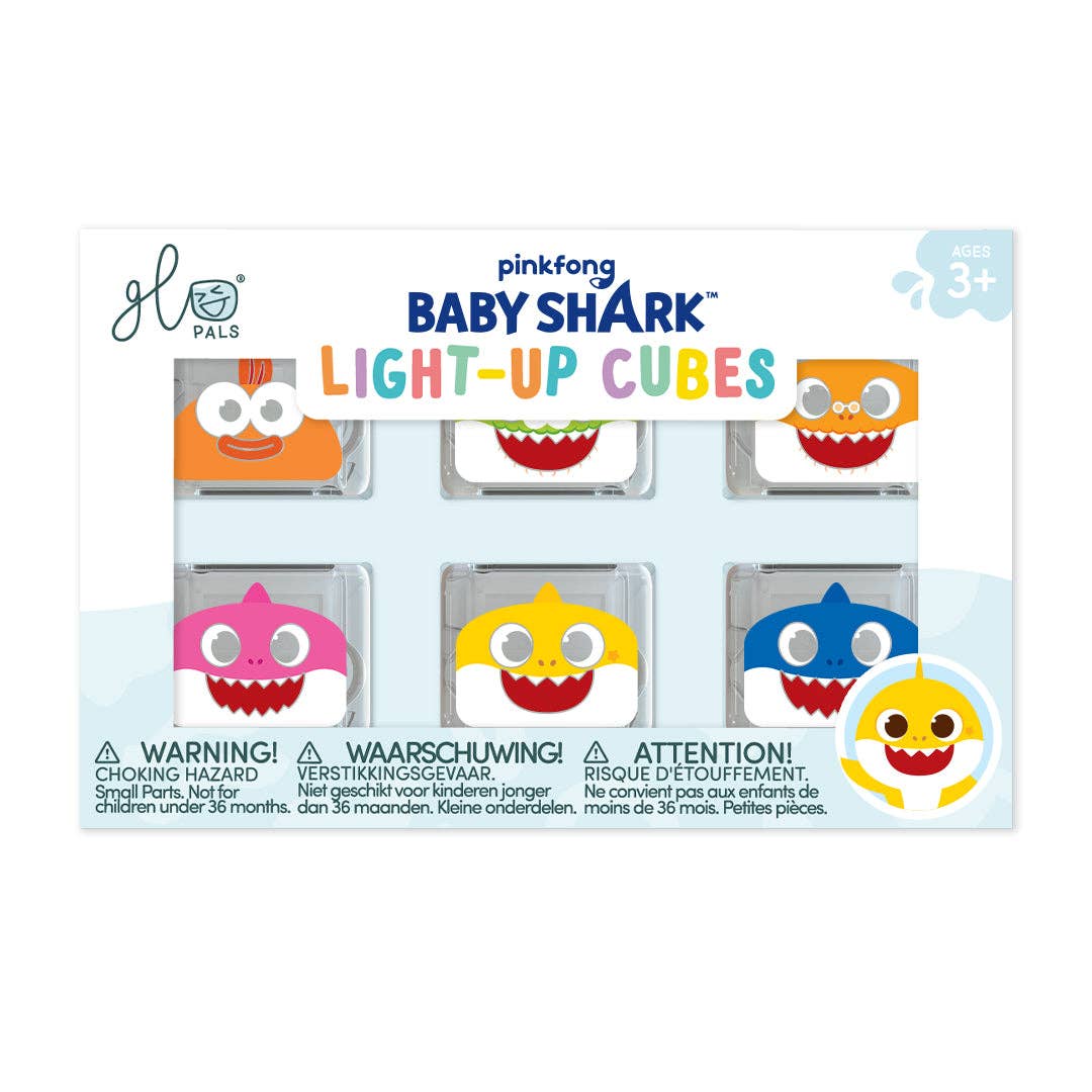 Glo Pals 6-Pack Baby Shark Gift Set packaging