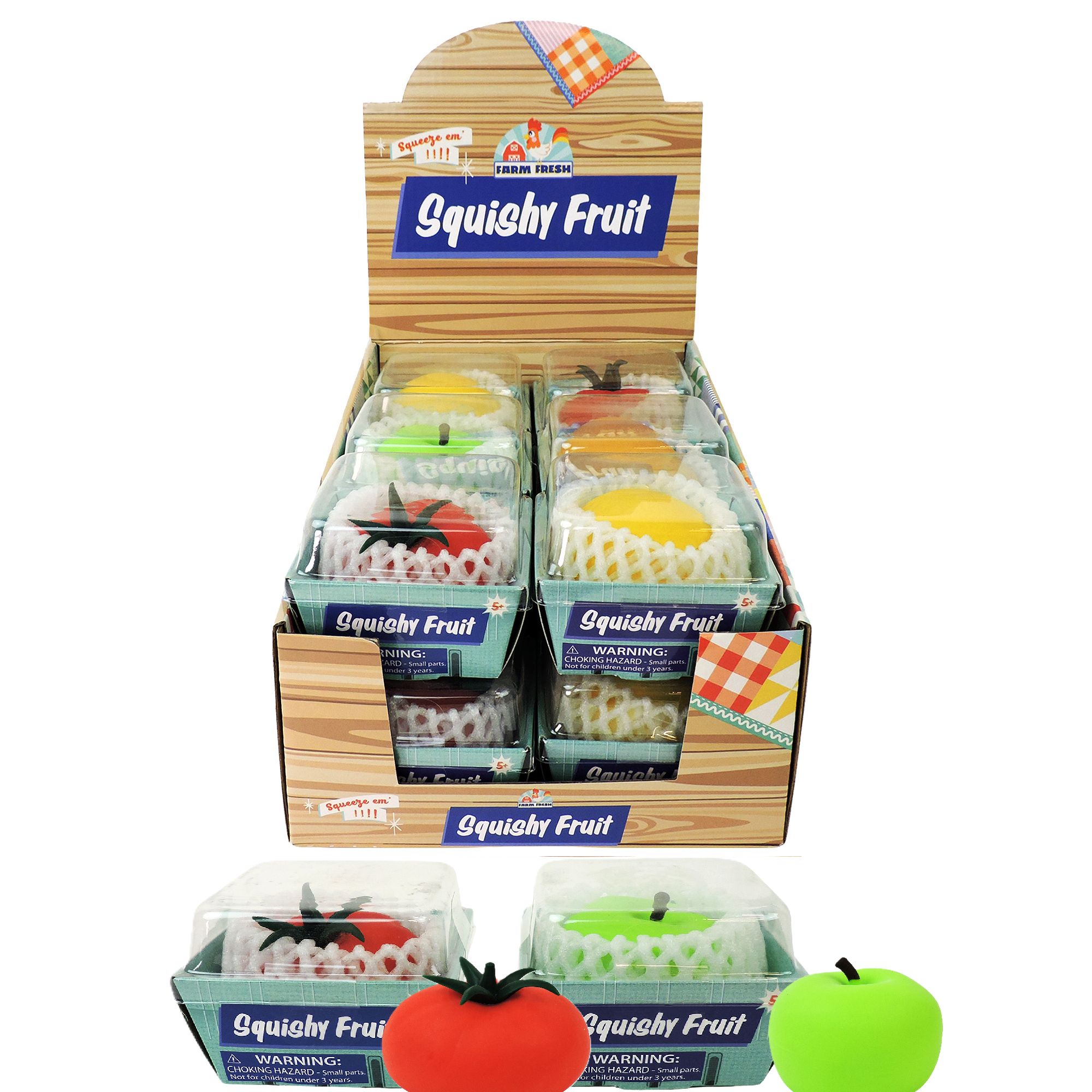 Farm Fresh Squishy Fruit kids novelty toy