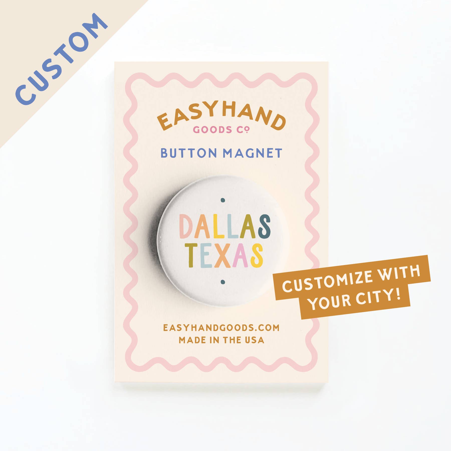 Custom City Multi Color Button alternate color option