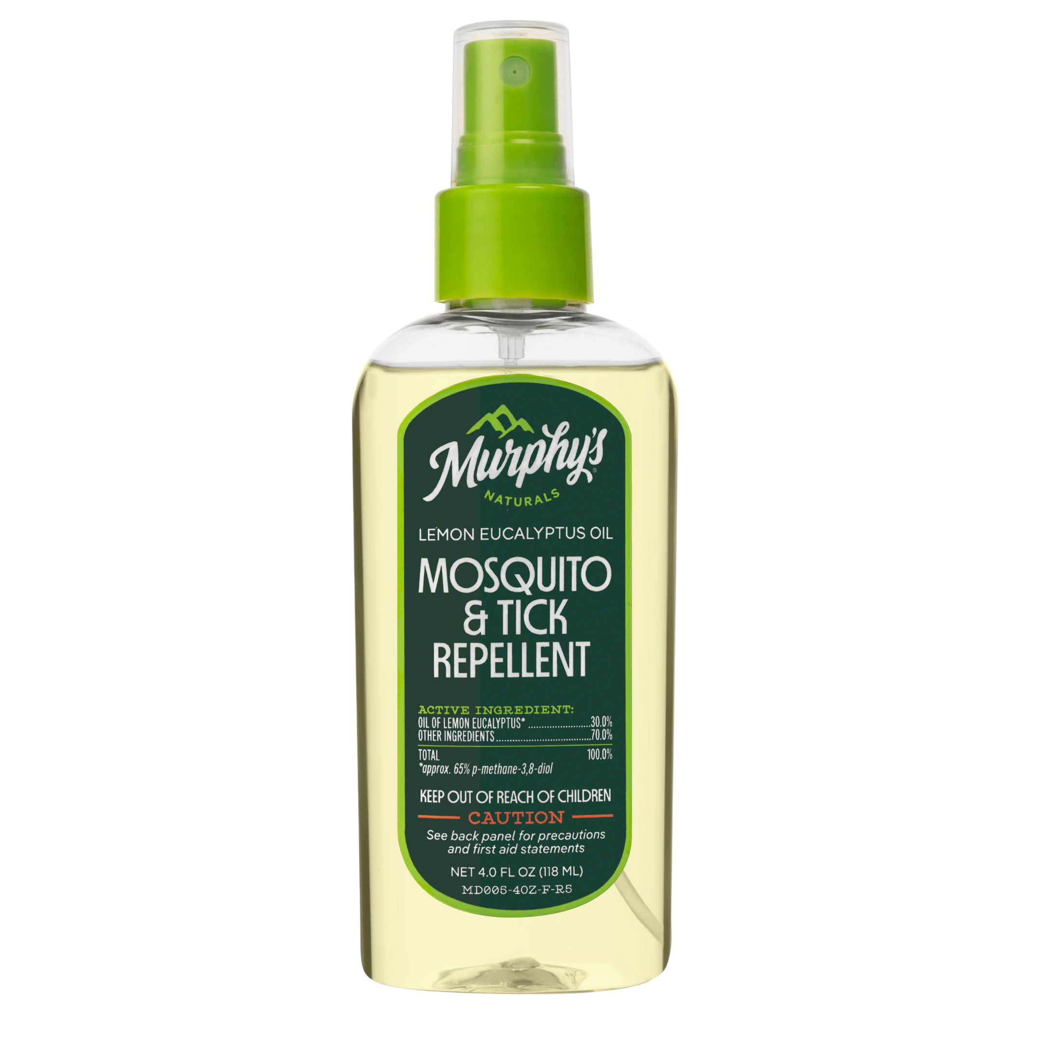 Mosquito and Tick Repellent Spray 4oz back label