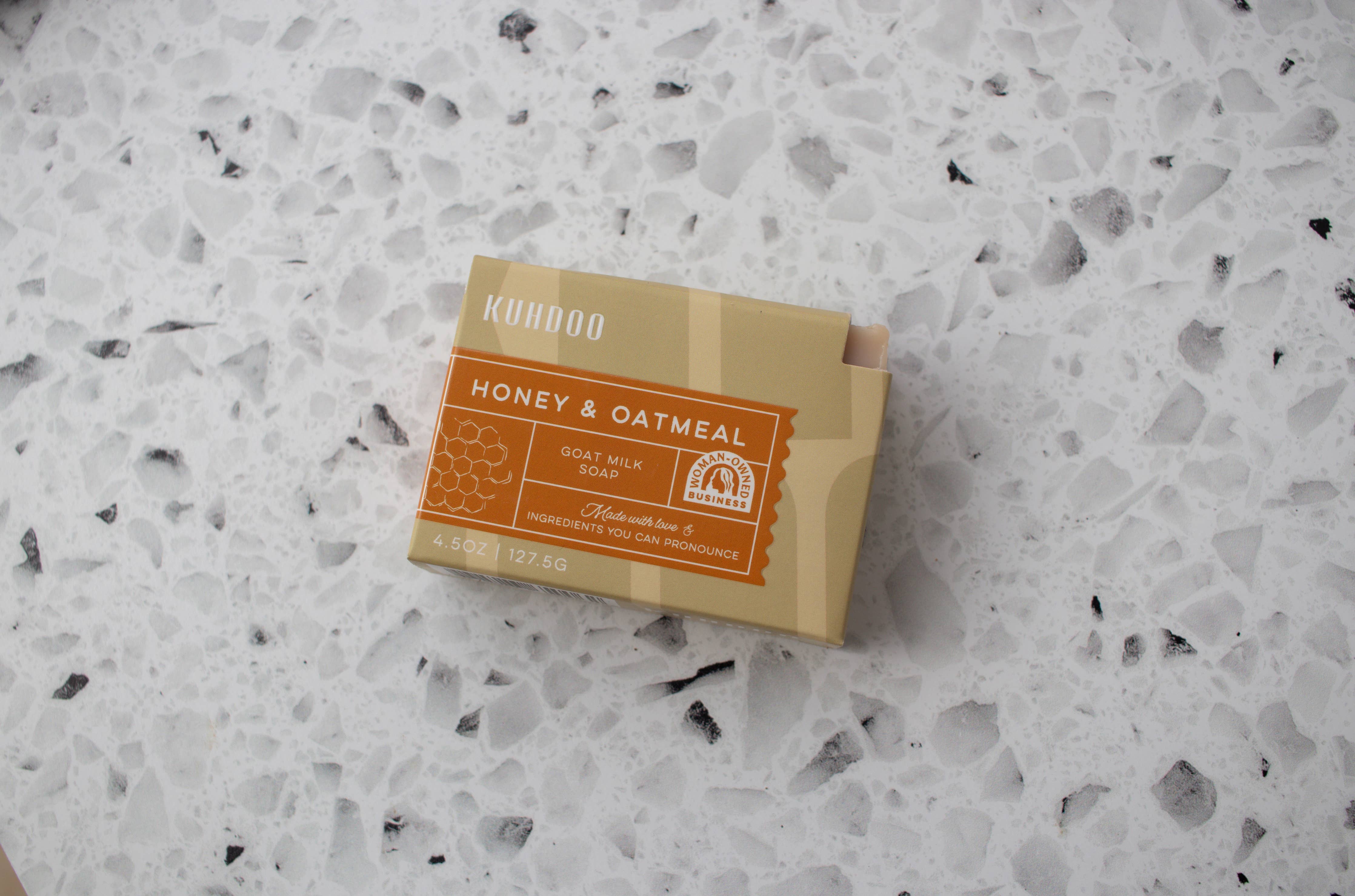 Honey and Oatmeal Bar Soap packaging