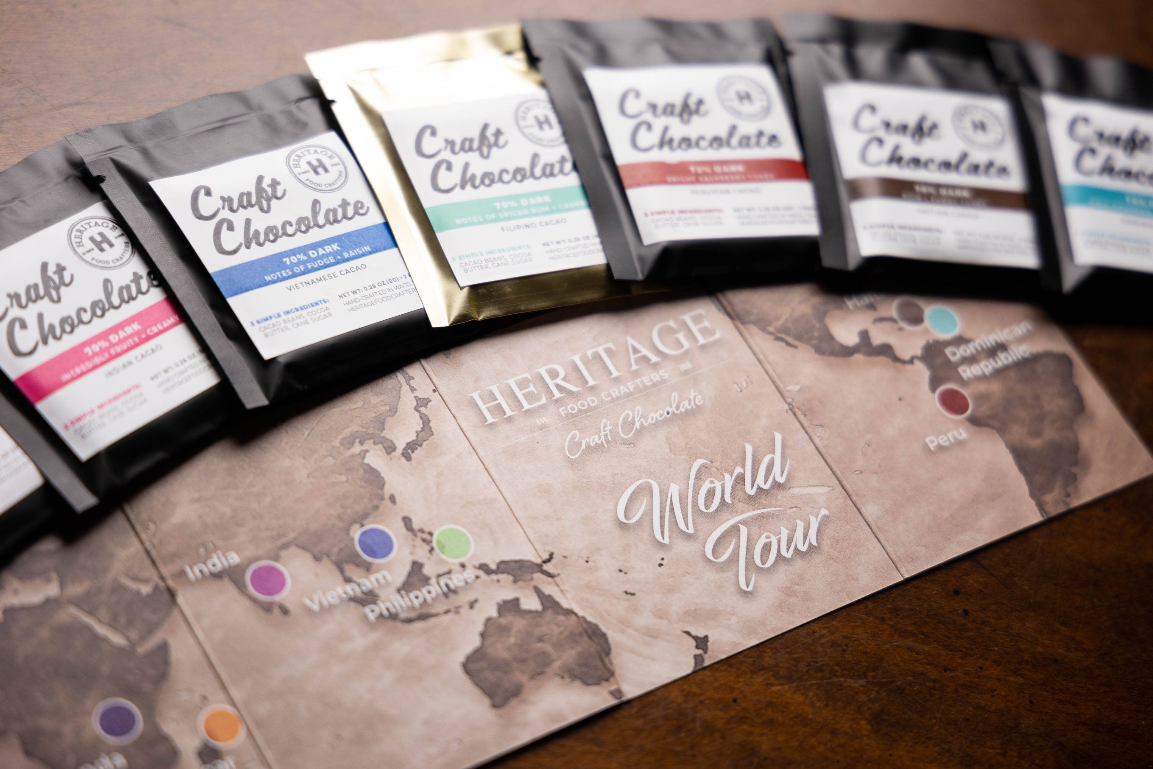 72% Madagascar Dark Craft Chocolate 8g