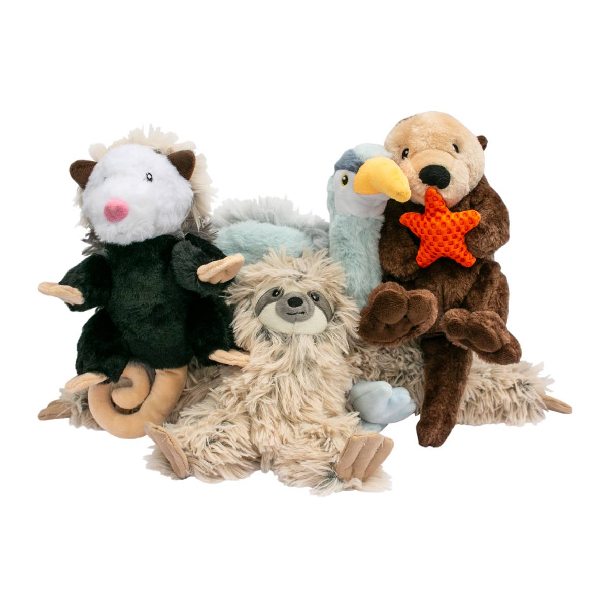 Otter Rope Body Dog Toy back view