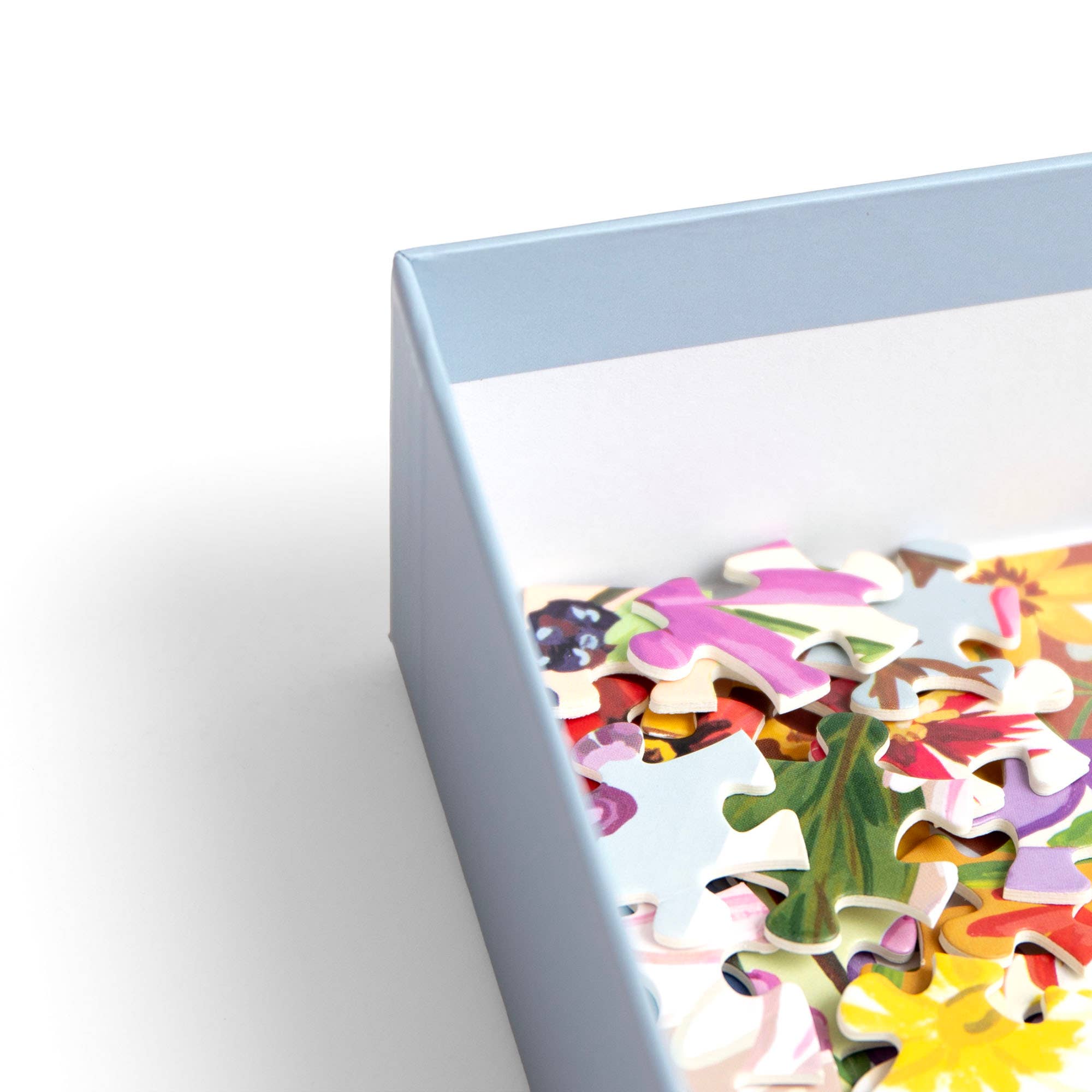 Vintage Blooms 1000 piece floral puzzle completed image