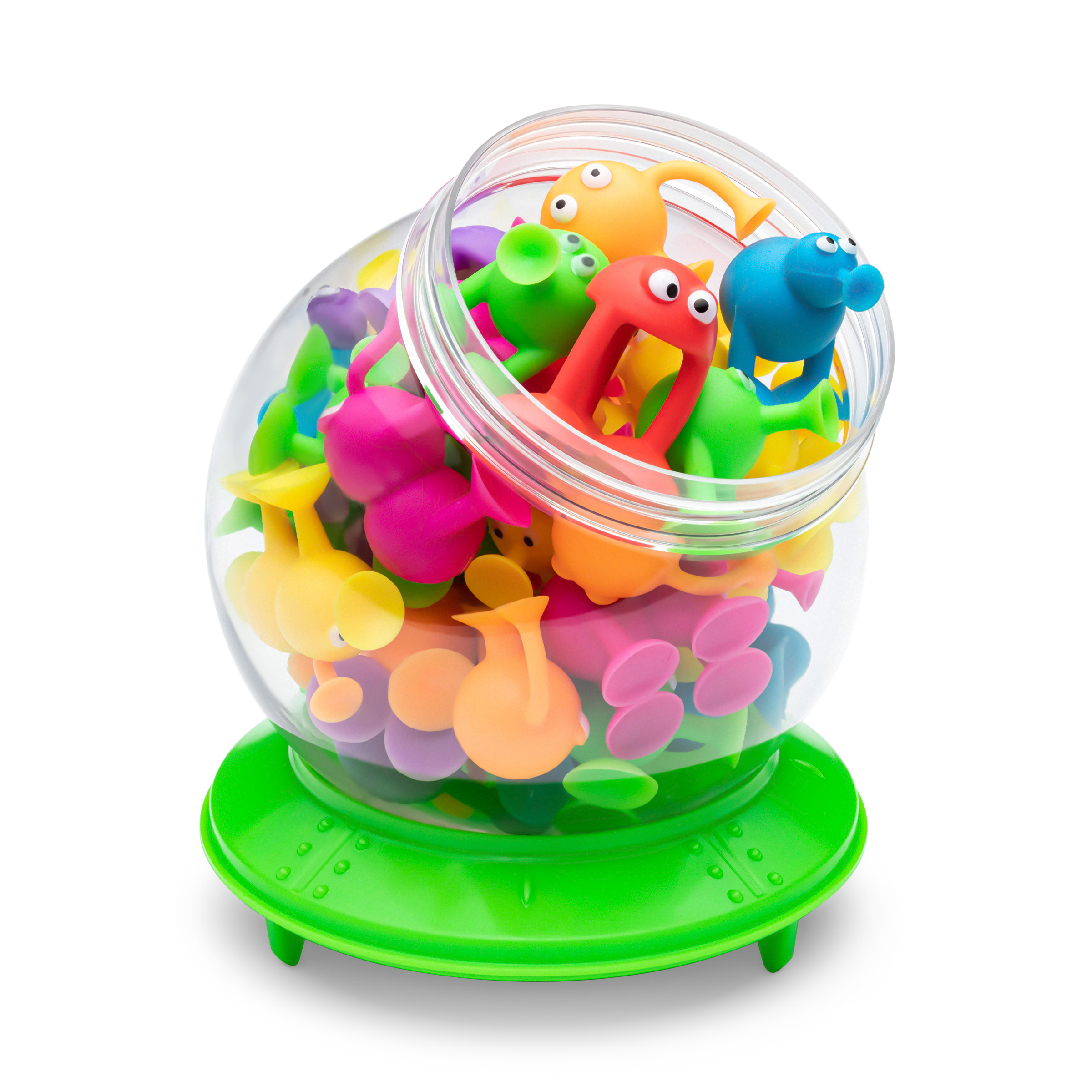 Poplings suction cup toy characters colorful assortment