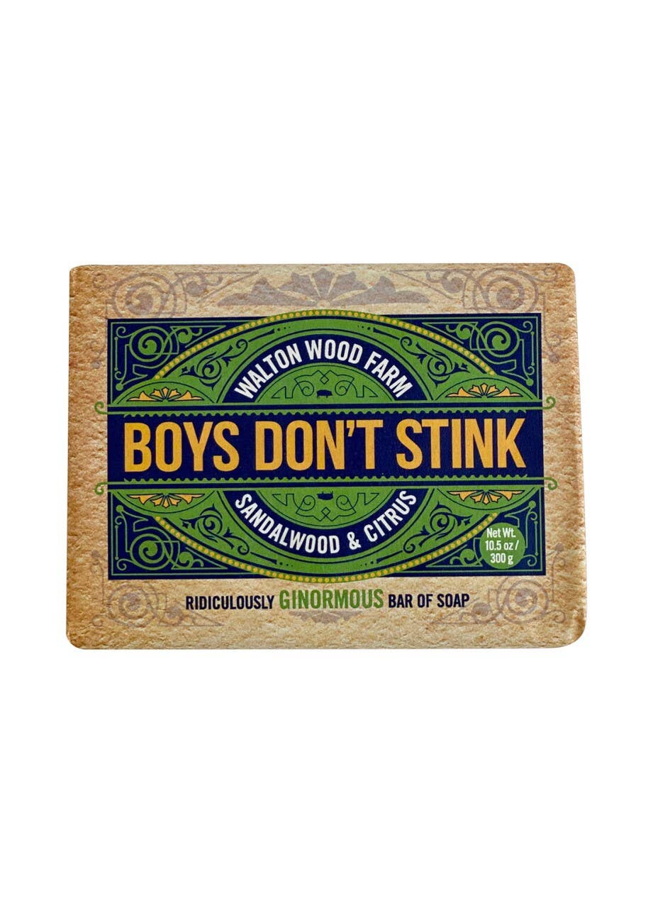 Boy's Don't Stink Soap in Sandalwood and Citrus