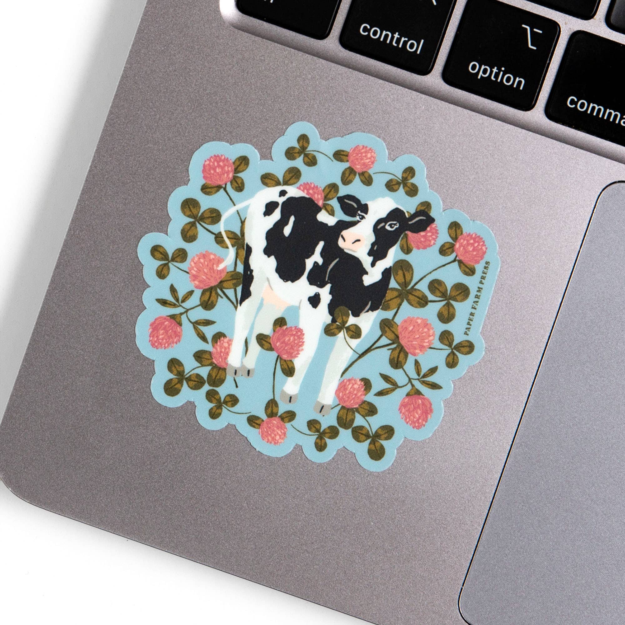 Milk Cows & Flowers Decal Sticker
