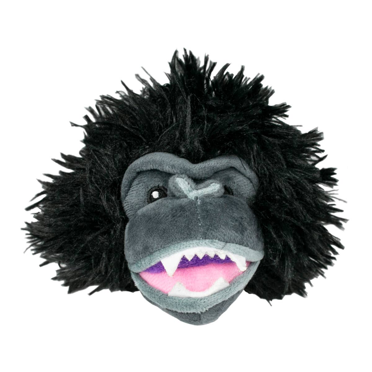 Gorilla 2-in-1 Fetch Ball dog toy front view