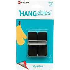 VELCRO Brand Hangables removable wall fasteners package back