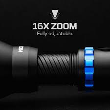 Nebo MZ60 Luxtreme Blueline flashlight side view