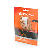 Thaw disposable hand warmer single pair package