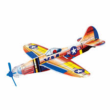 Schylling glider planes assembled with colorful designs