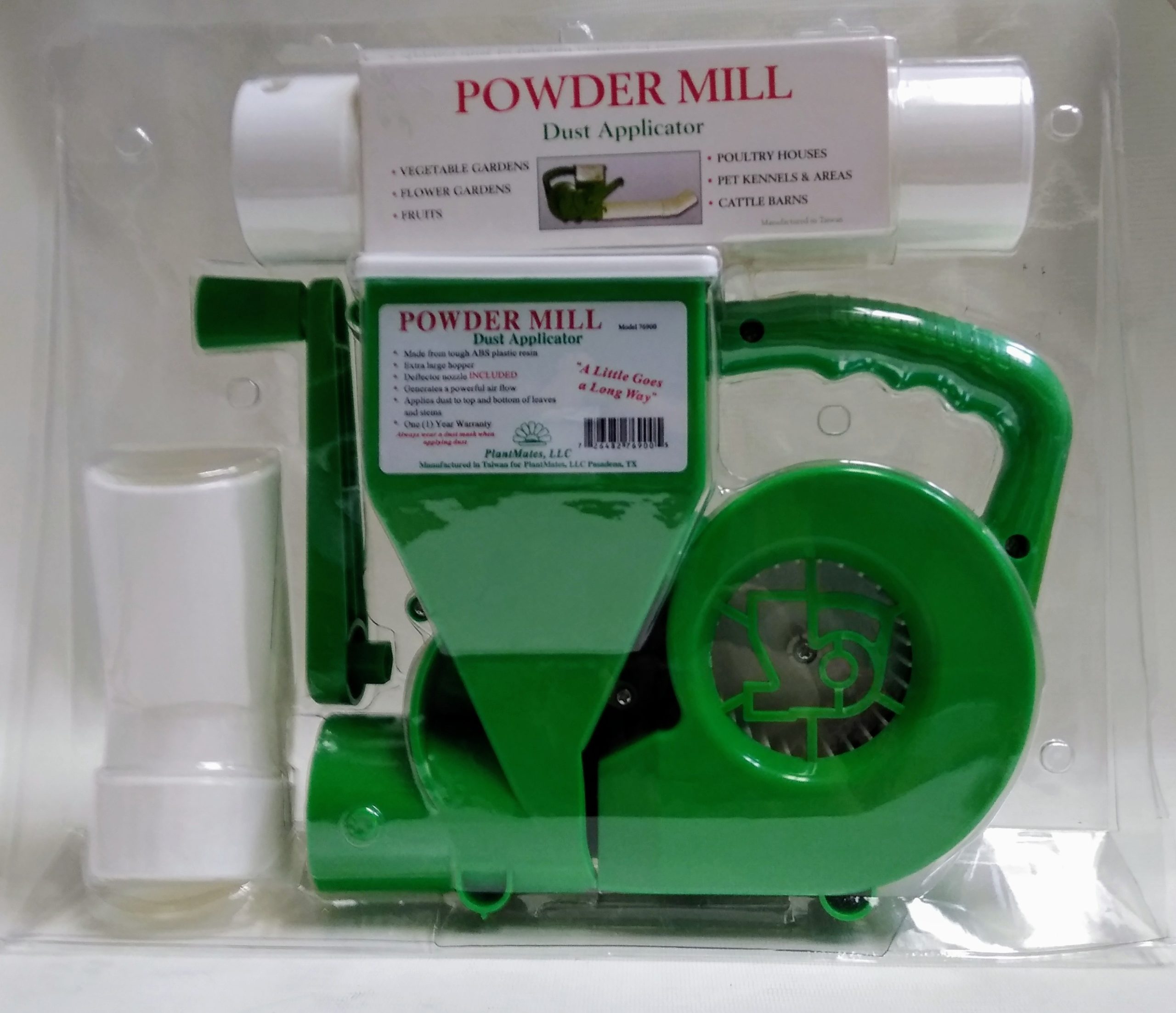 PlantMates Powder Mill Dust Applicator close-up view