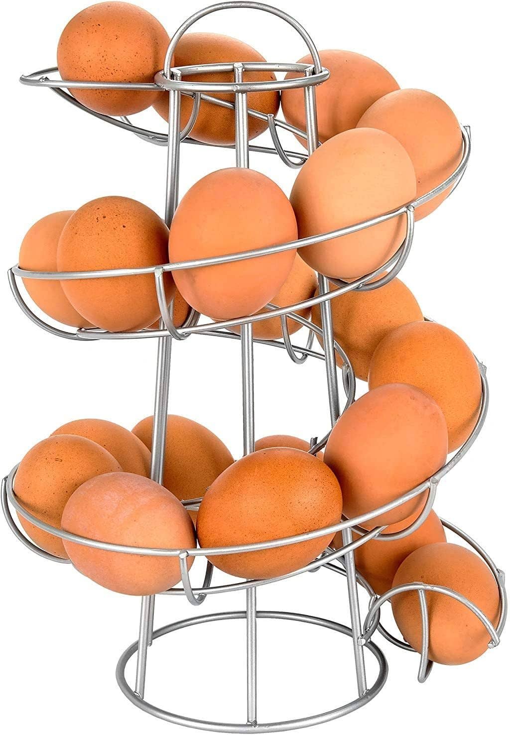 Egg Skelter Spiraling Dispenser Rack