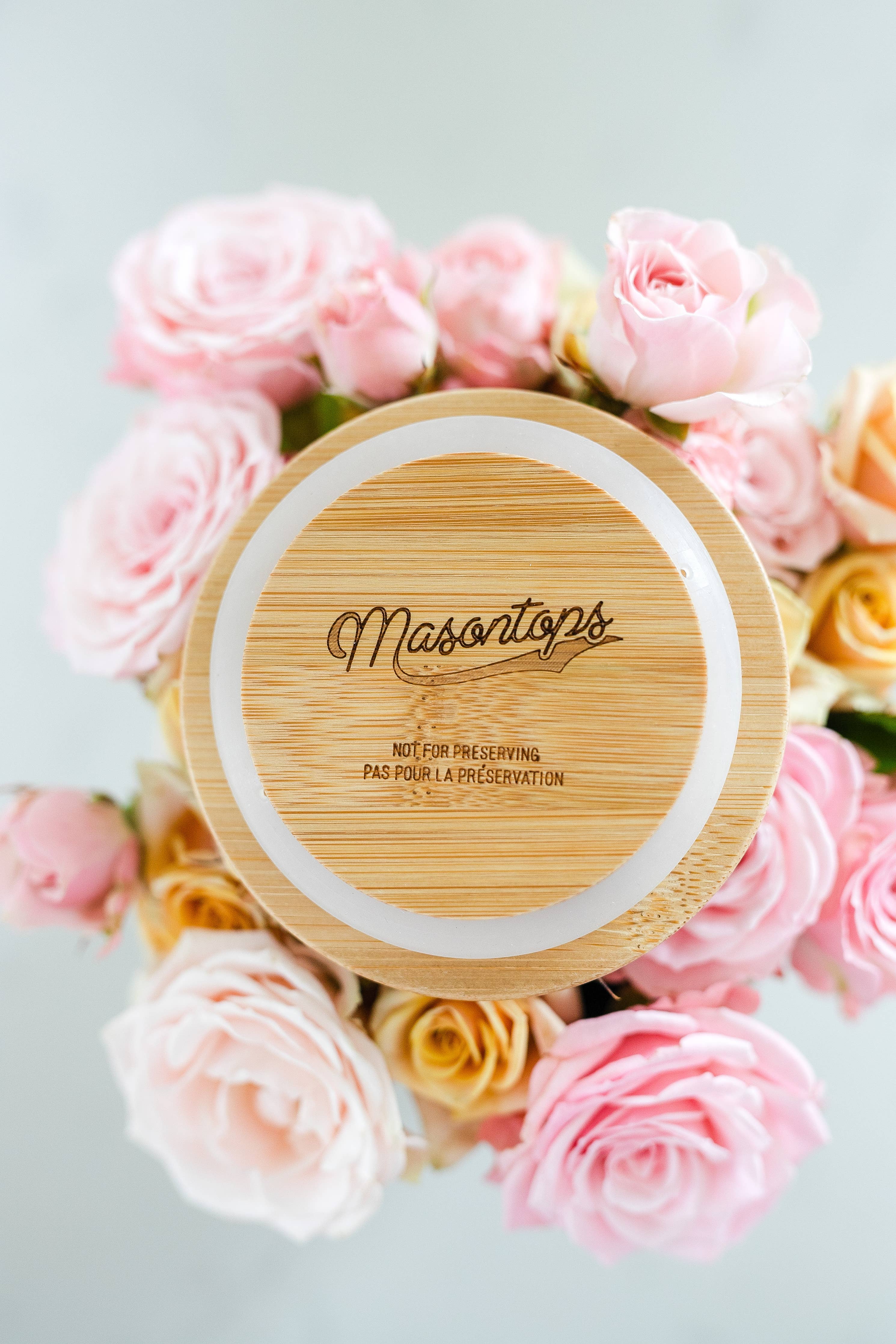 Masontops - Timber Top Bamboo Mason Jar Storage Lids