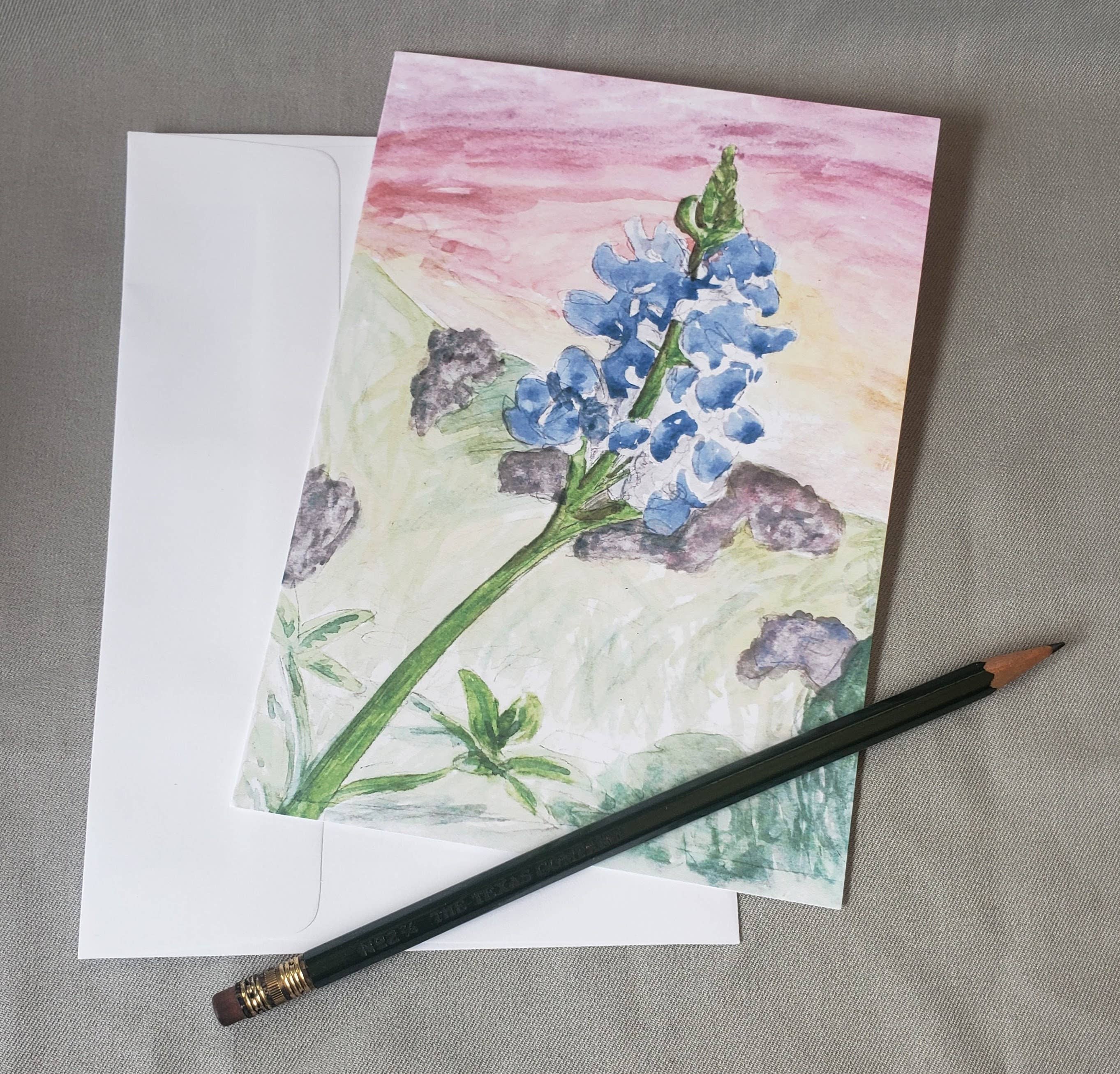 Note Cards - Texas Bluebonnet