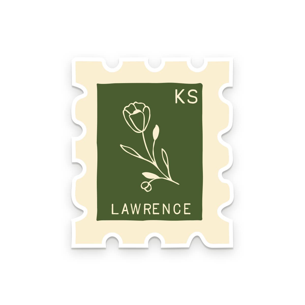 Waco TX stamp sticker alternate color option
