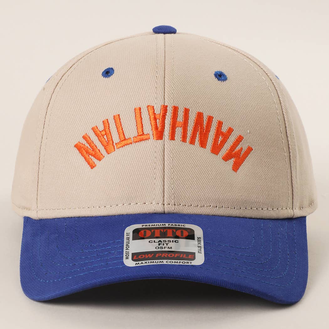 Custom Embroidered OTTO 6 Panel Cap upside down variant