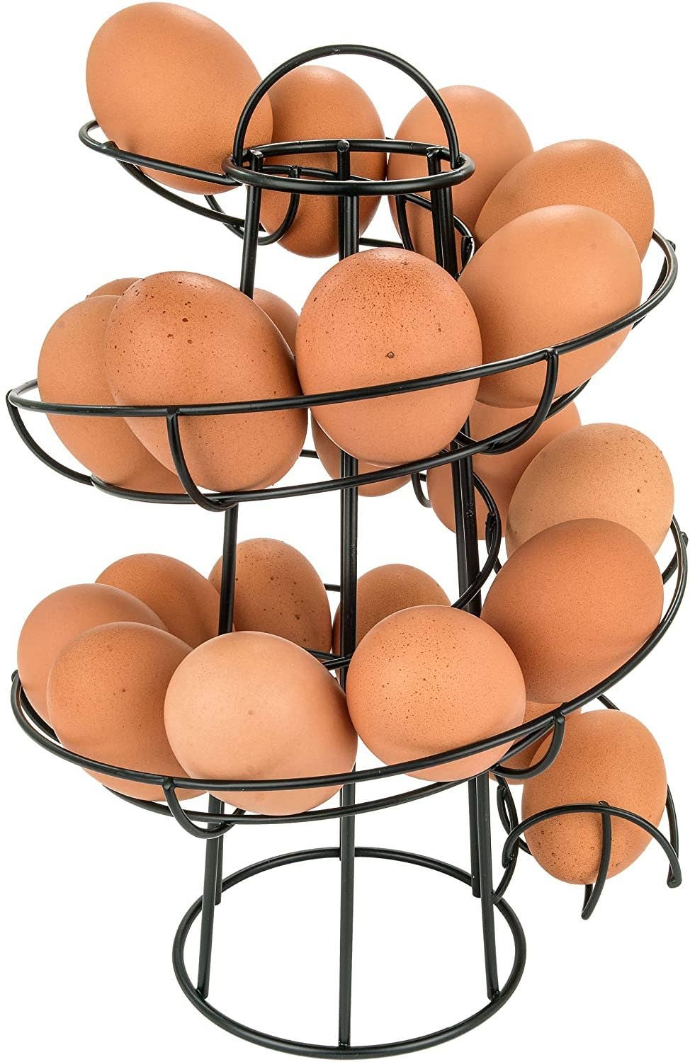 Egg Skelter Spiraling Dispenser Rack