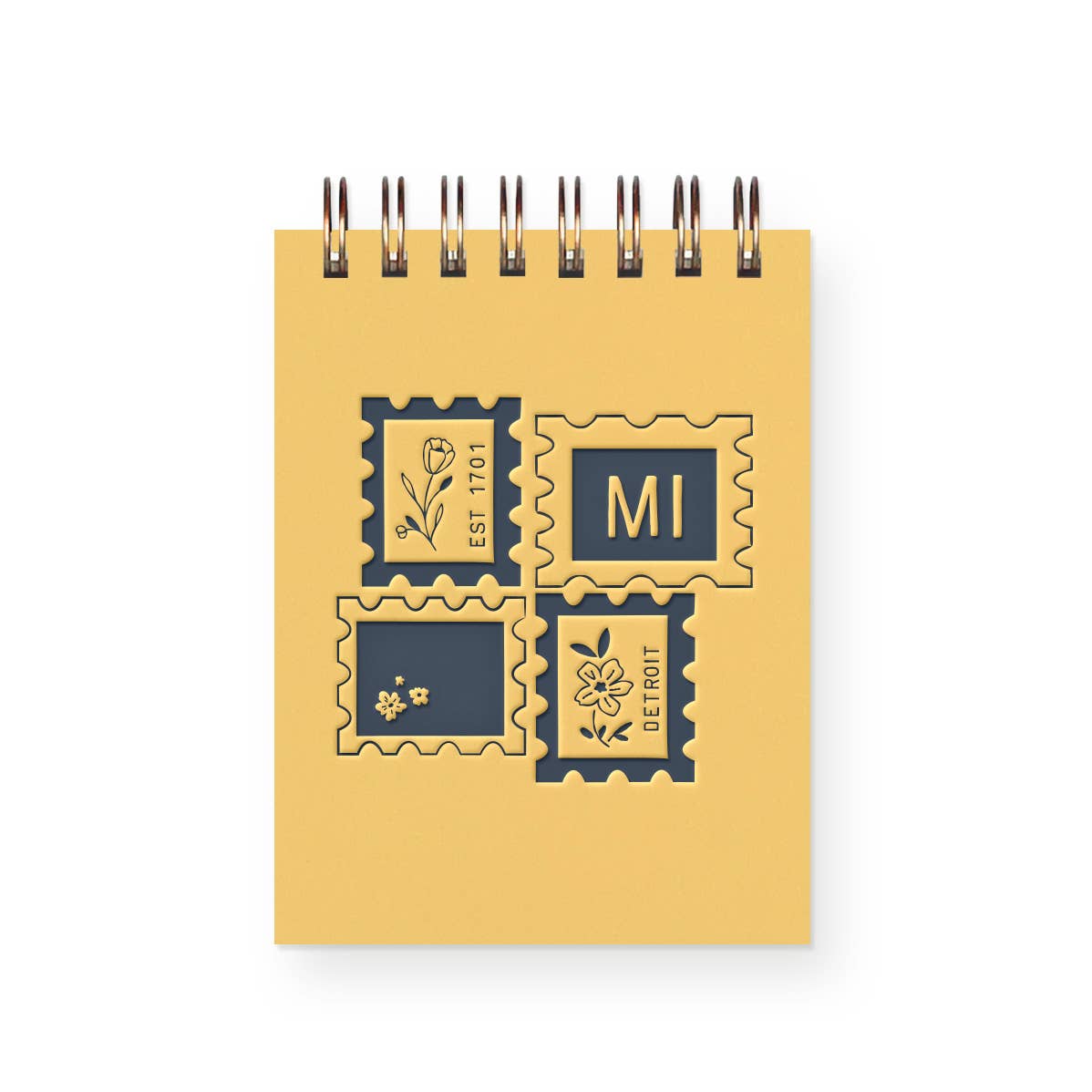 Custom City Stamp Mini Jotter Notebook