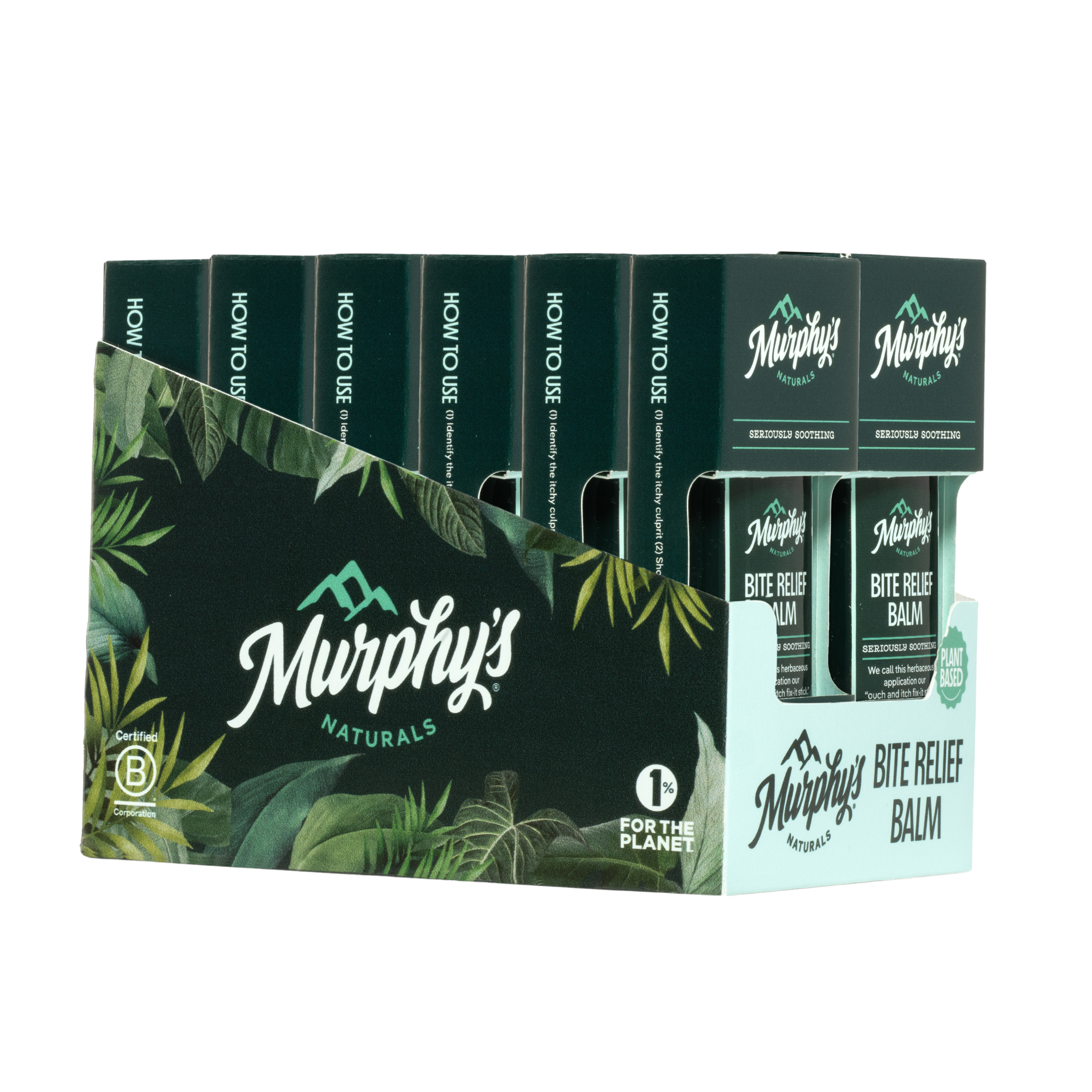 Bite Relief Soothing Balm Stick 12-pack retail display