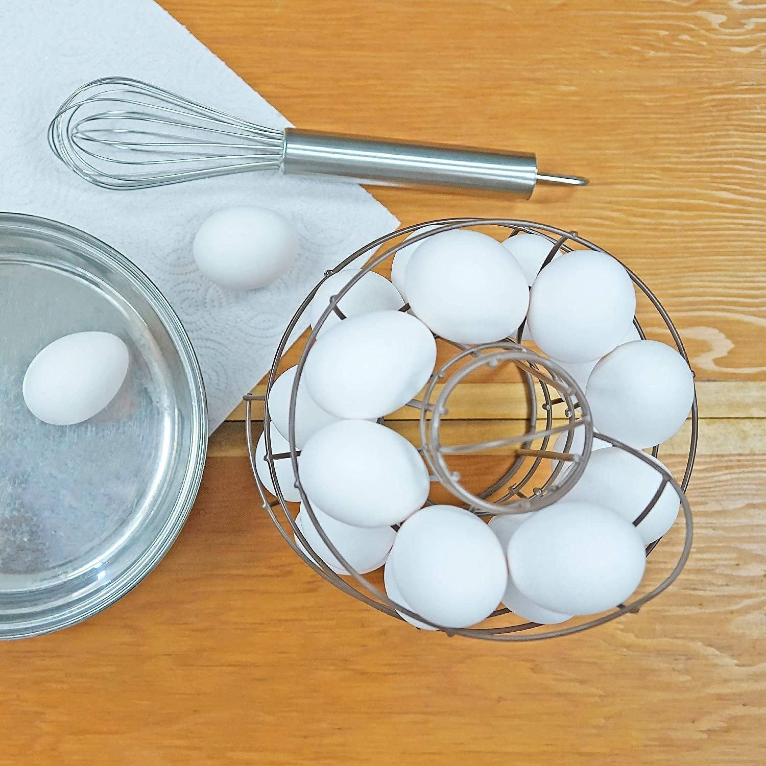 Egg Skelter Spiraling Dispenser Rack