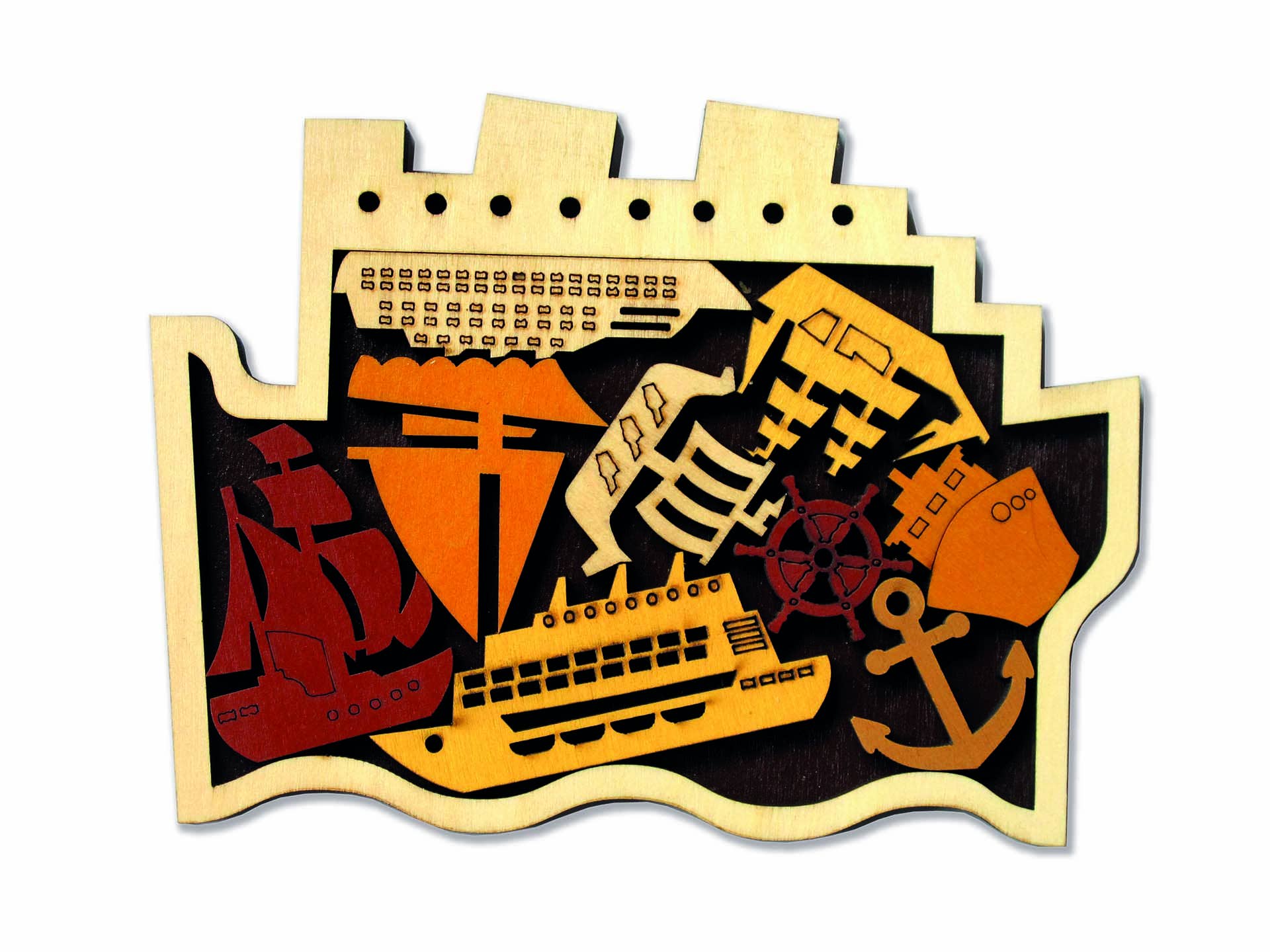 Constantin Harbour Puzzle wooden sliding piece game