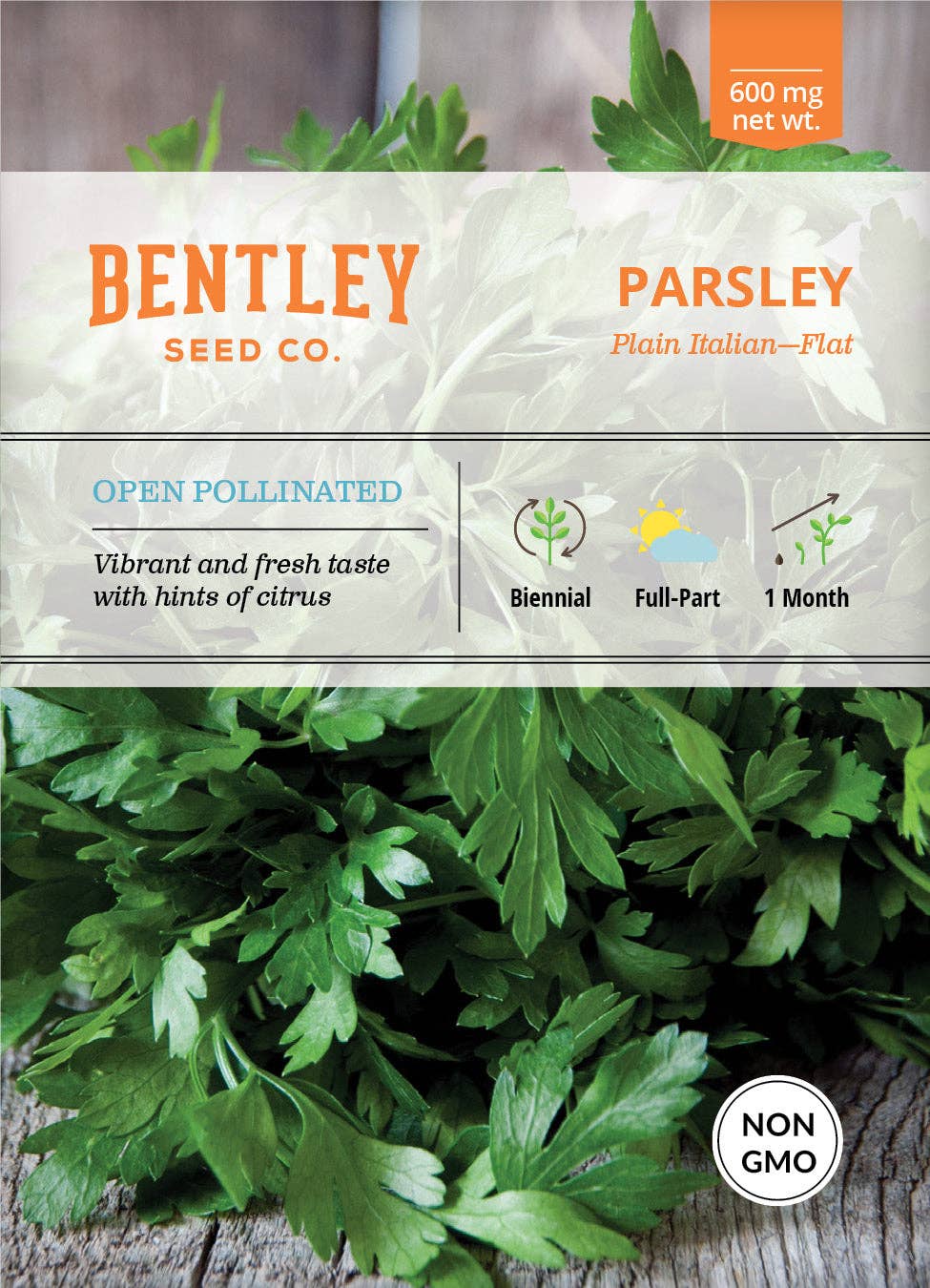 Parsley Plain Italian seed packets