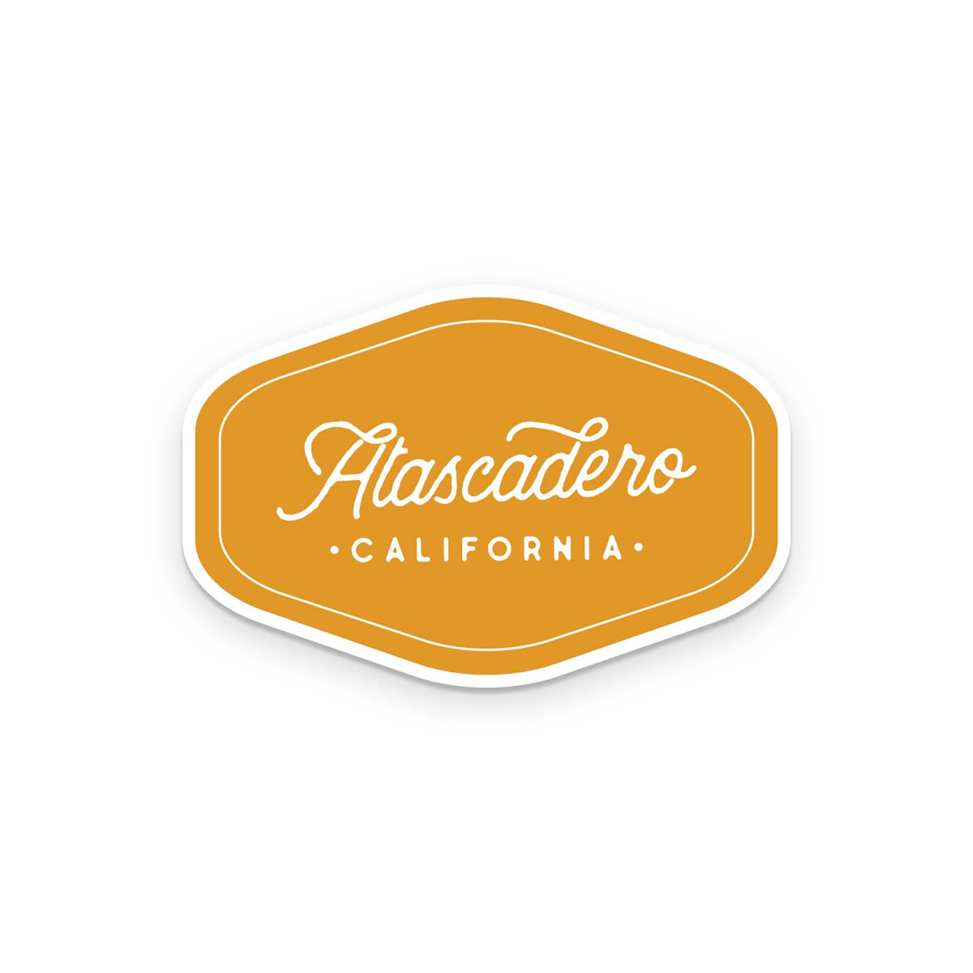 Custom City Script sticker style variation
