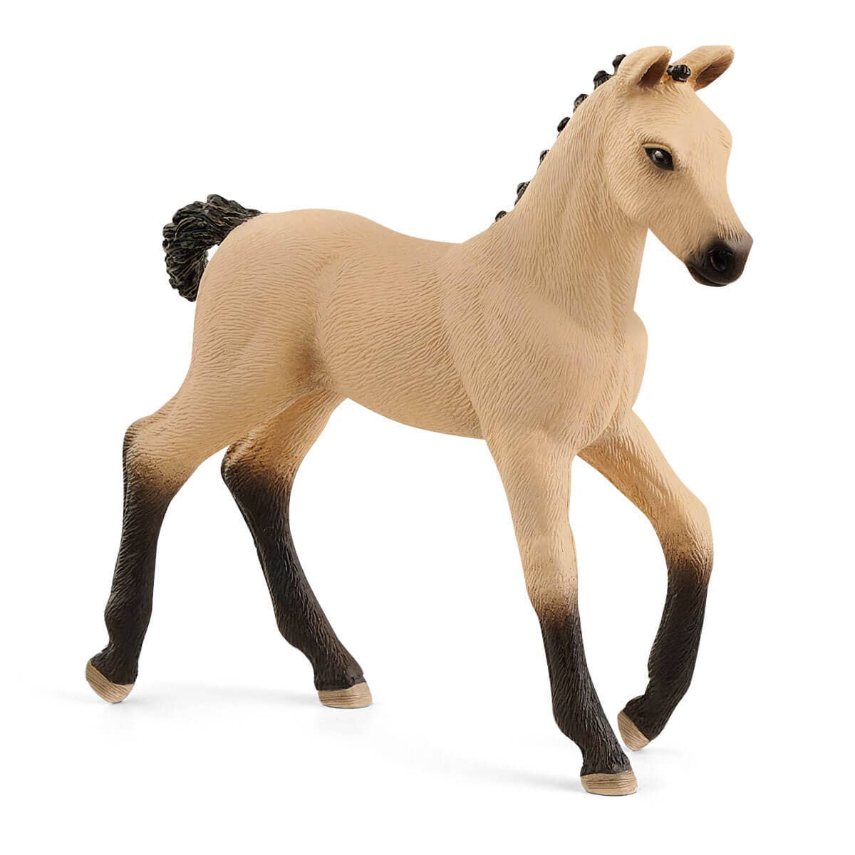 Hannoverian Foal, Red Dun Horse Toy Figurine