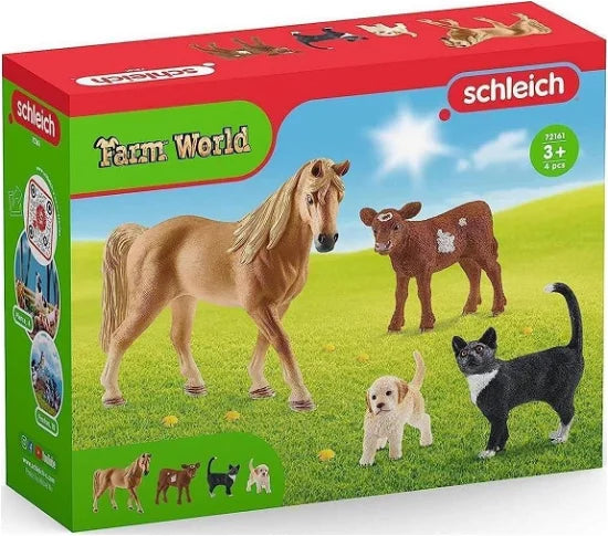 Schleich Farm World Starter Set box back view