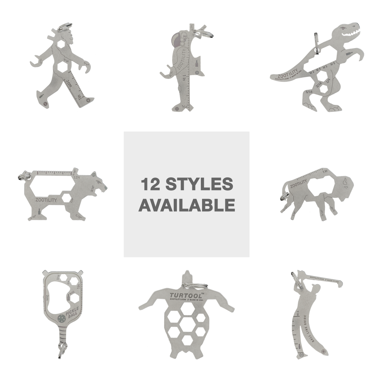 Buffalo Bit™ 7-in-1 Keychain Multi-Tool