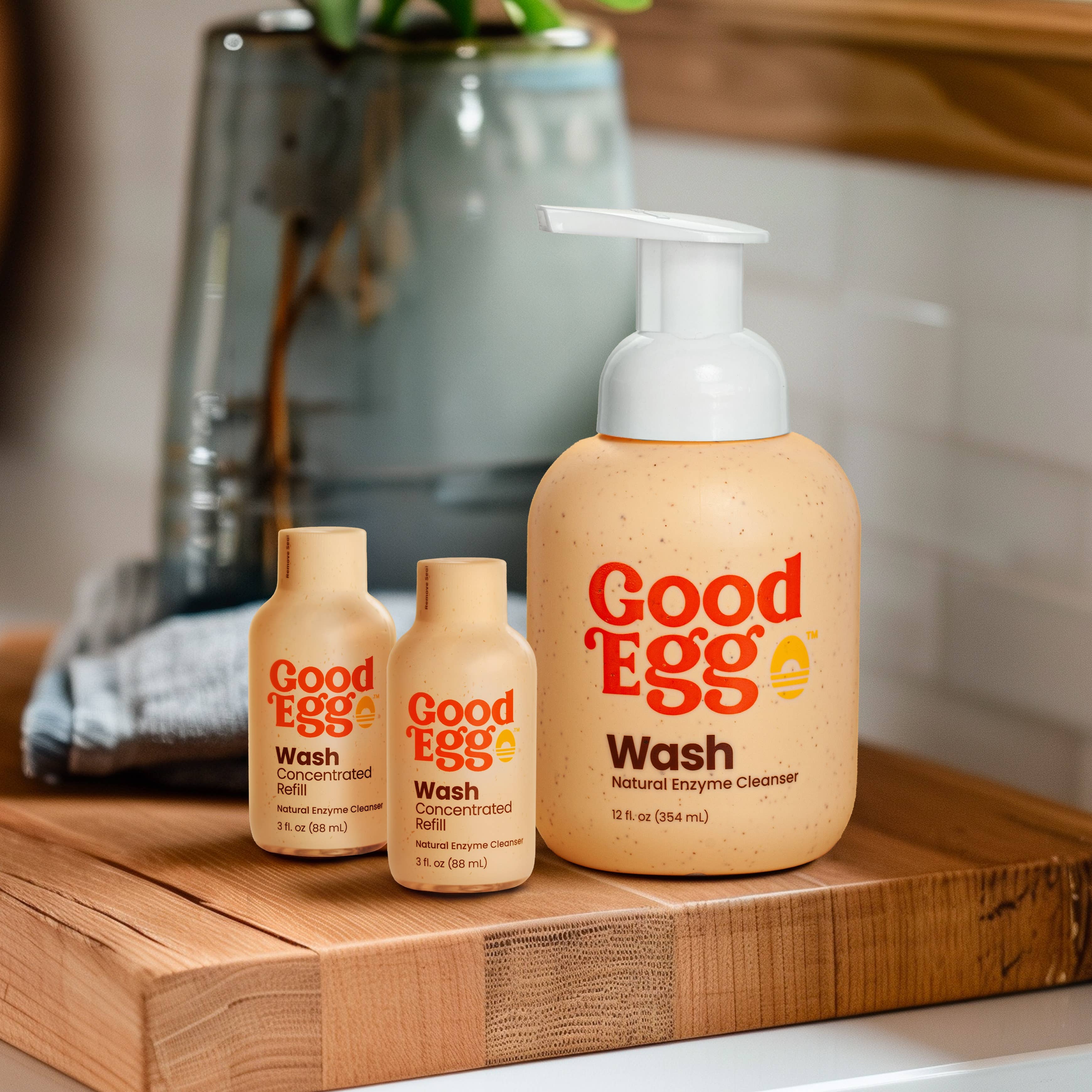 GoodEgg Wash Concentrated Refill case of 8