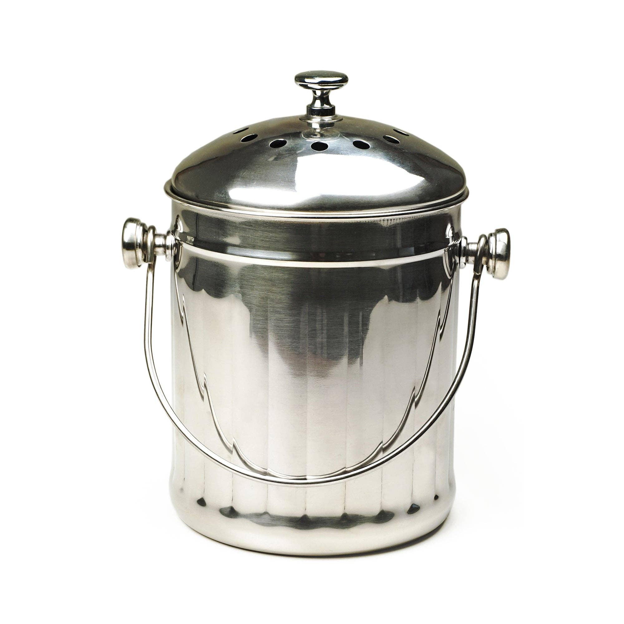 Small half gallon compost pail with lid
