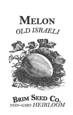 Brim Seed Co. Old Israeli Melon heirloom seed packet