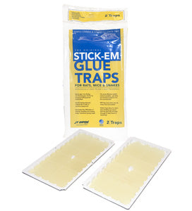 Stick-Em glue traps for rats mice and snakes 2-pack