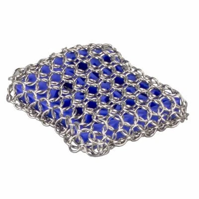 Lodge - Silicone Blue Chainmail Scrubbing Pad