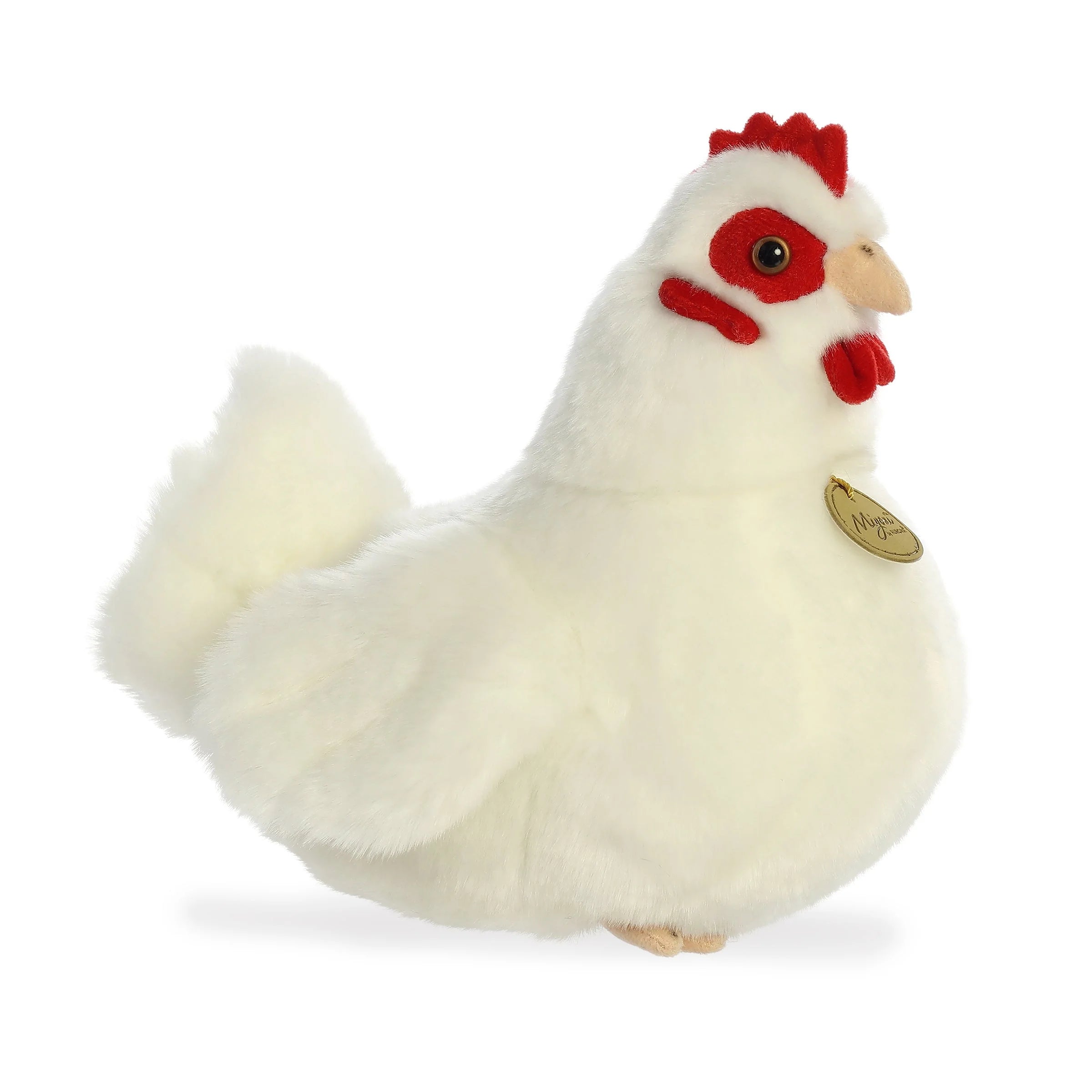 Aurora Miyoni White Hen plush stuffed animal