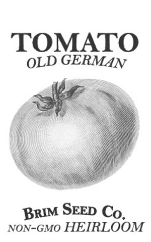 Brim Seed Co. - Old German Tomato Heirloom Seed