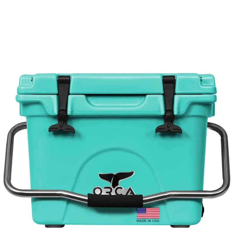 Orca Cooler 20 QT insulated cooler open lid view