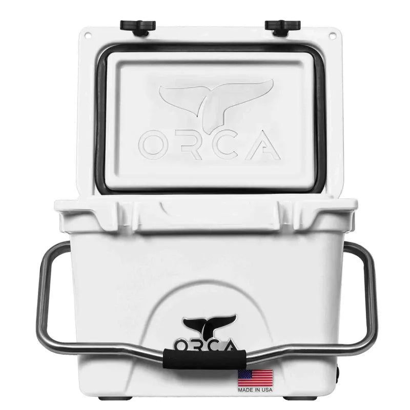 Orca Cooler 20 QT compact cooler angle view
