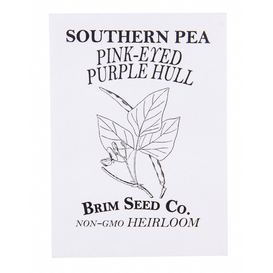 Brim Seed Co. - Pink Eyed Purple Hull Southern Pea Heirloom Seed