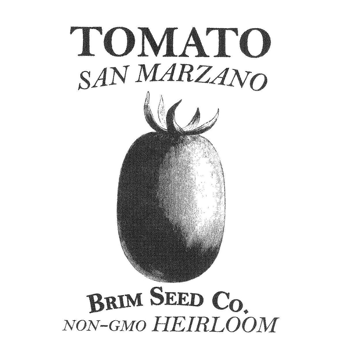 Brim Seed Co. - San Marzano Tomato Heirloom Seed