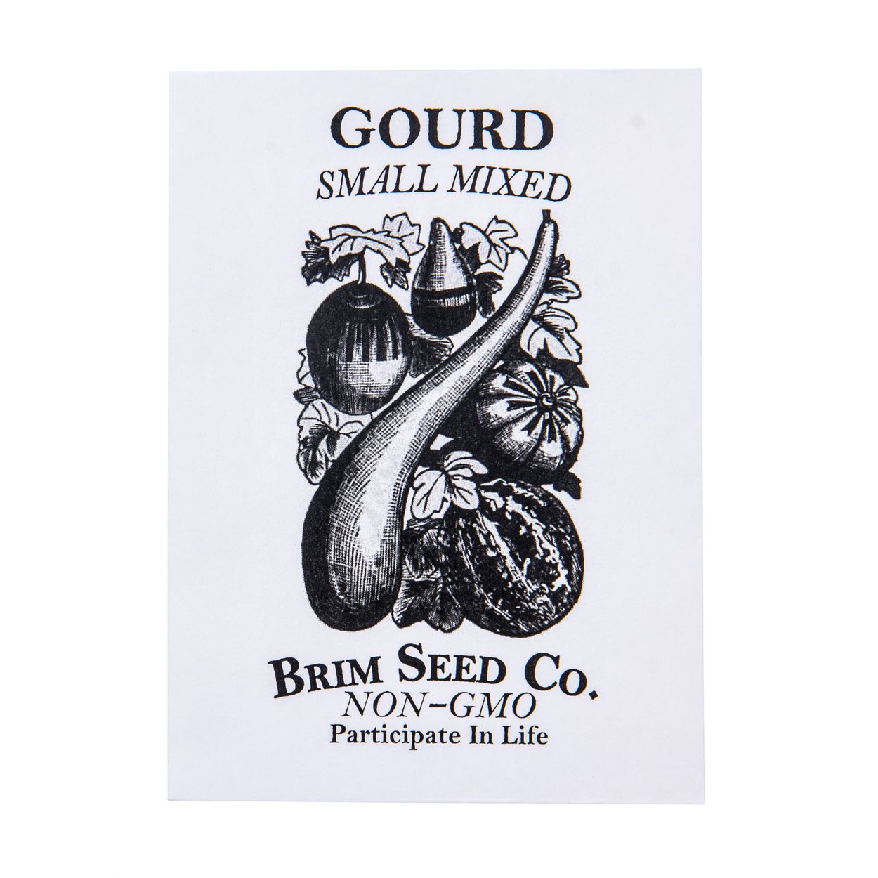 Brim Seed Co. Small Mixed Gourd seed packet
