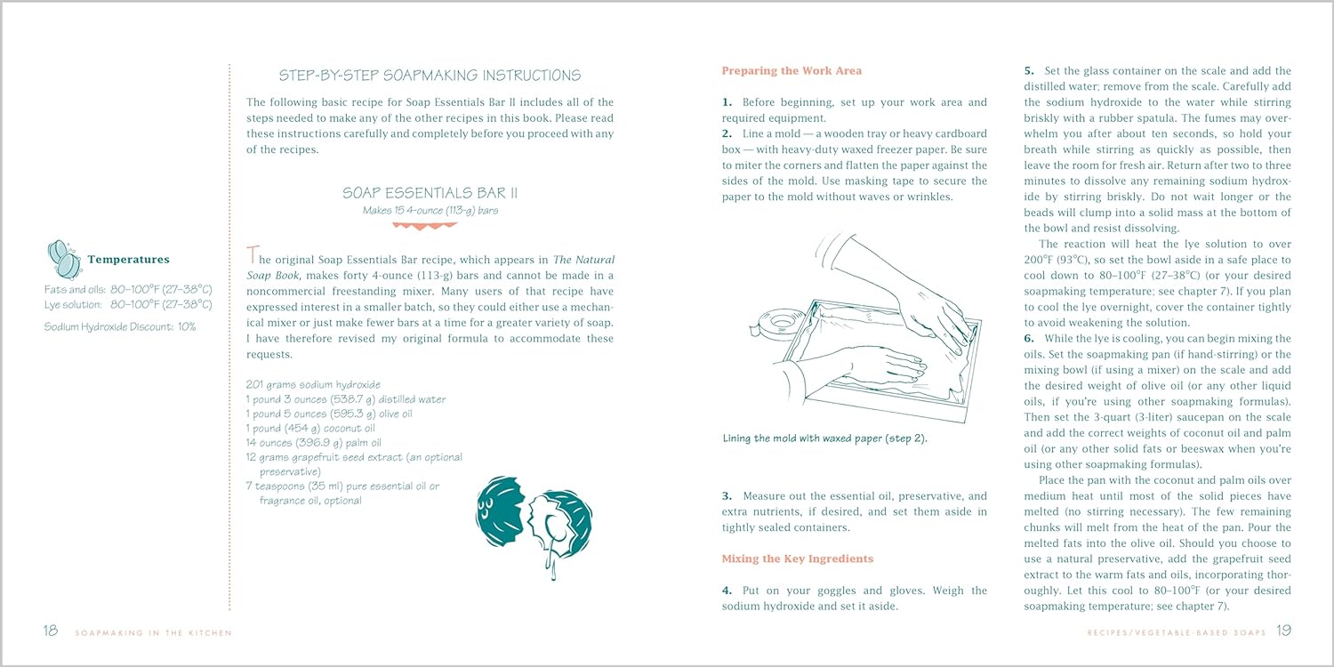 The Soapmaker's Companion book interior page detail