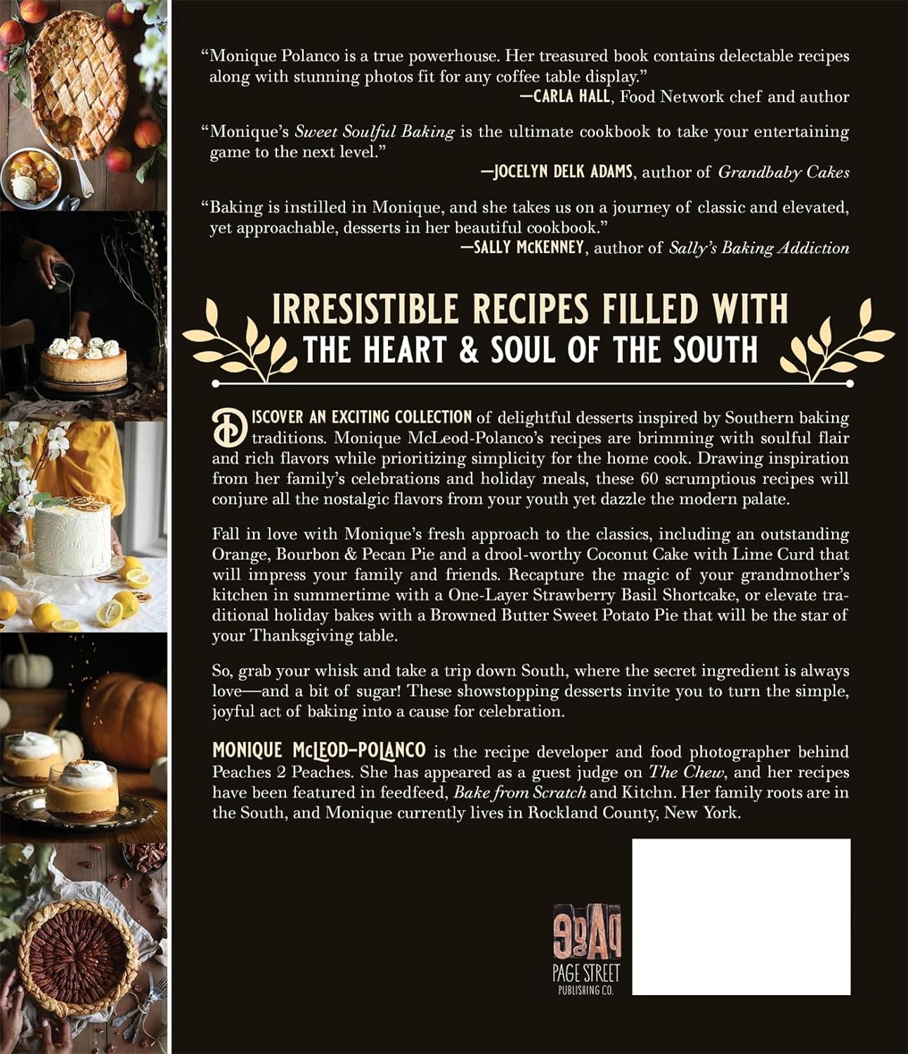 Sweet Soulful Baking book back cover