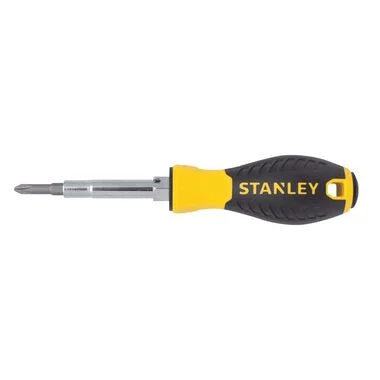 Stanley 6 way screwdriver detail of tip options