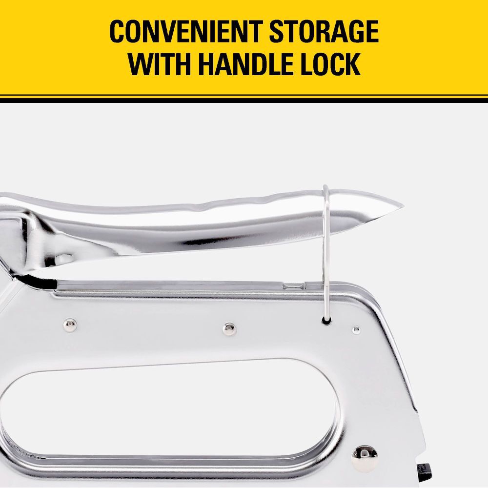 Stanley steel heavy duty stapler staple channel view